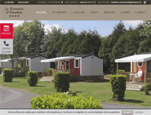 Tablet Screenshot of camping-calvados-normandie.fr